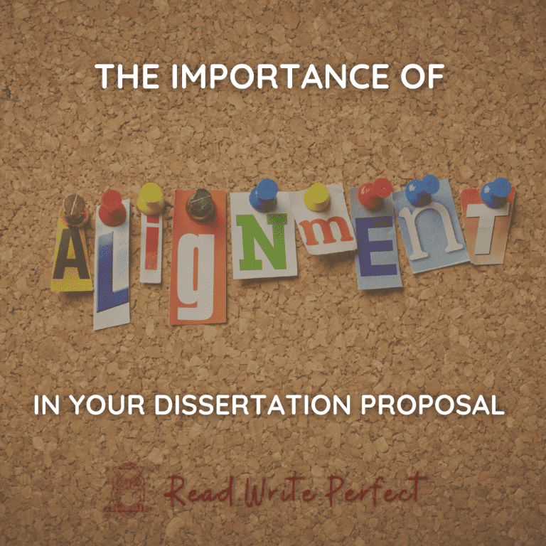 dissertation writing the importance of alignment