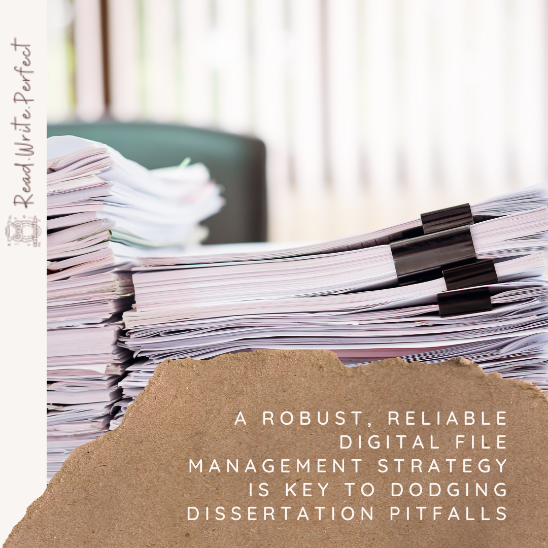 Digital File Management for Dissertation Students