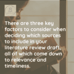 Balancing Old and New Sources in Your Dissertation Literature Review